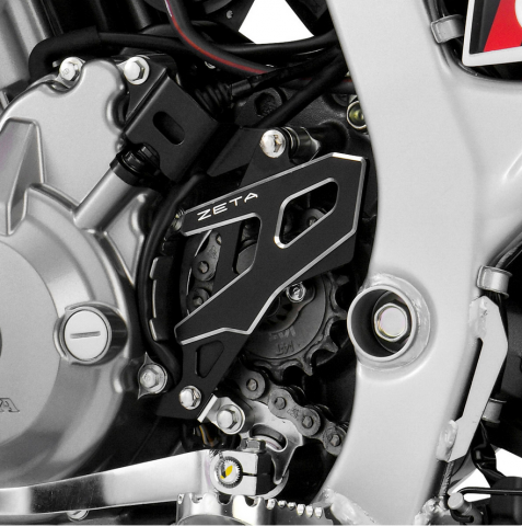 Zeta Front Sprocket Cover Black